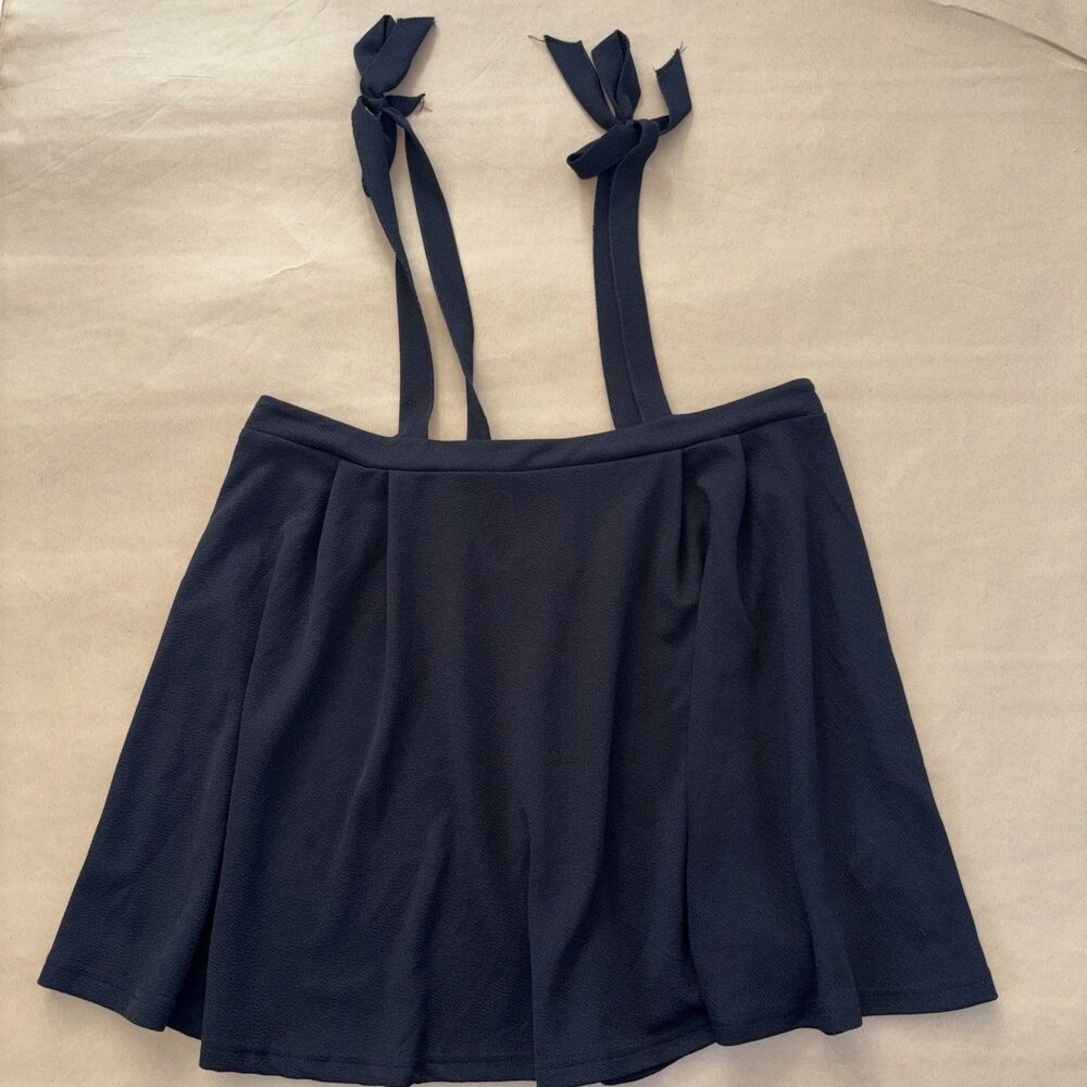 womens Shein Curve plus size 3X Skater Dress Black skirt suspenders emo goth